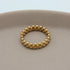 Gouden ring met kleine bolletjes