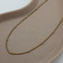 Gouden ketting met bolletjes